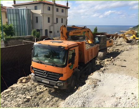 Excavaciones Apezetxea en Oiartzun (Gipuzkoa)